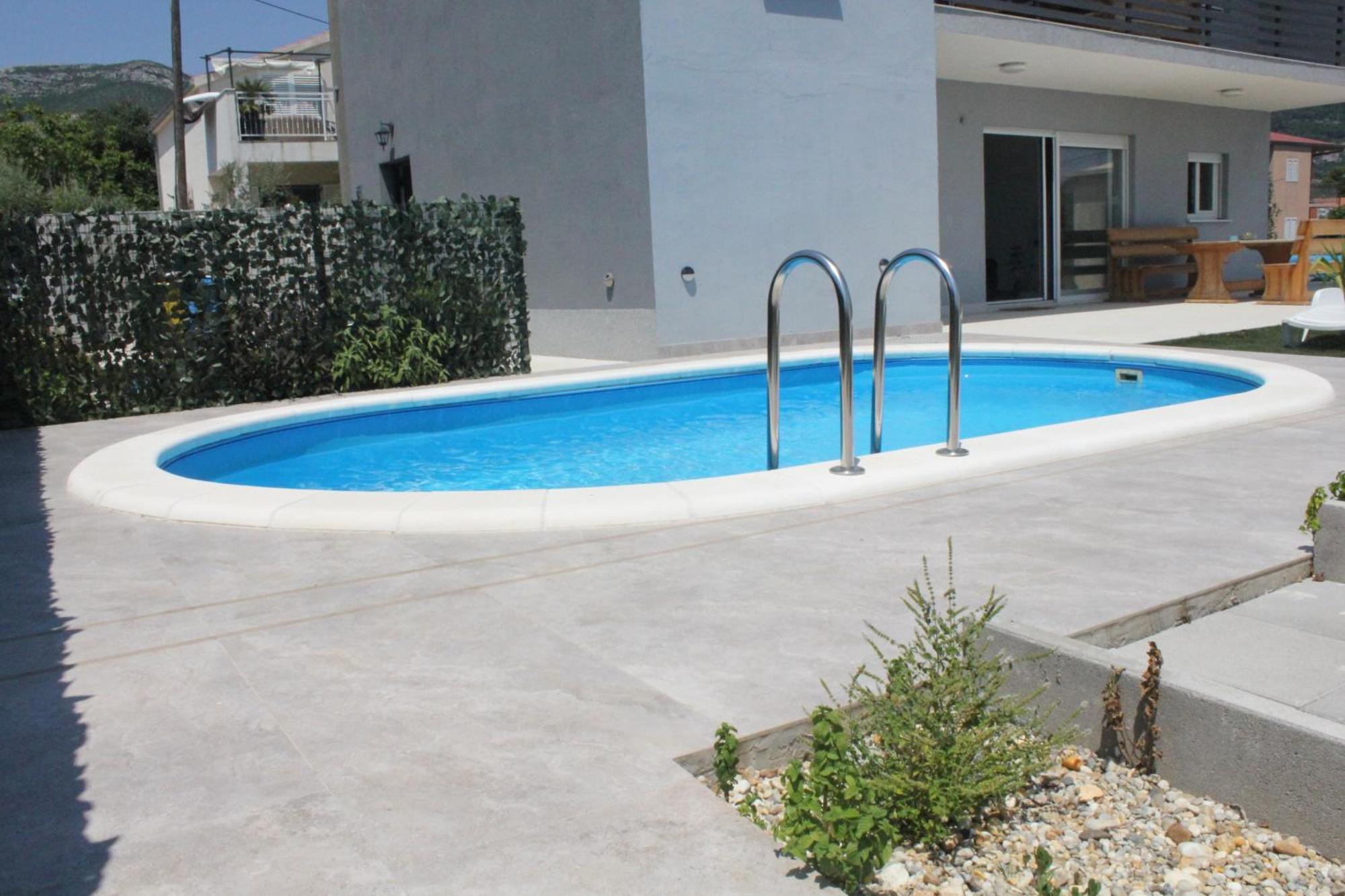 Villa Marta 3 Bedrooms, 2 Baths And Pool Kaštel Štafilić Exteriér fotografie